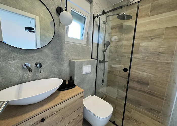 Aura Adriatica Onyx - Luxury Apartment, Private Pool, Sea View, Parking Apartmán